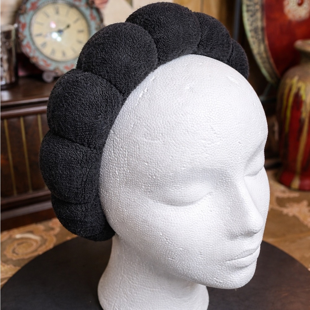 Black Textured Headband